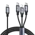 Joyroom A21 3-in-1 Fast Charging Black Cable (30W)